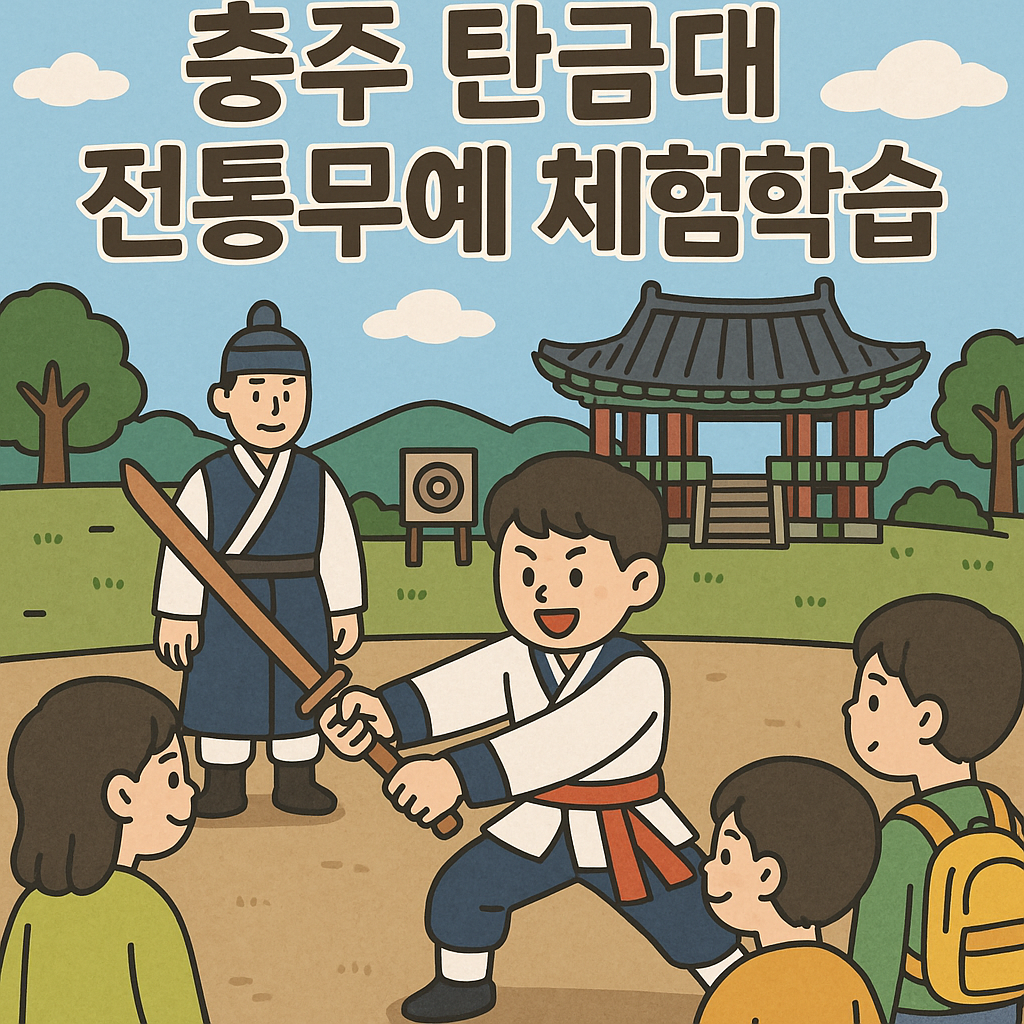 충주 탄금대 무예24기 위치 및 역사 체험학습