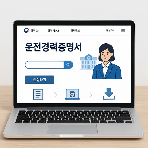 운전경력증명서 인터넷발급 방법