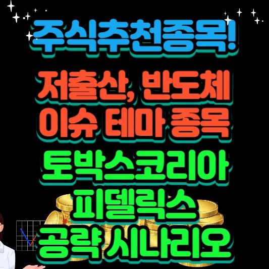 저출산-반도체-이슈-테마-종목-토박스코리아-피델릭스-공략-시나리오-주식종목추천