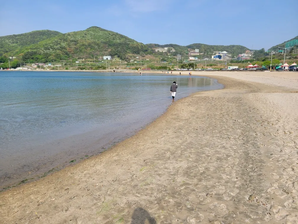 맨발걷기명소 사곡해수욕장