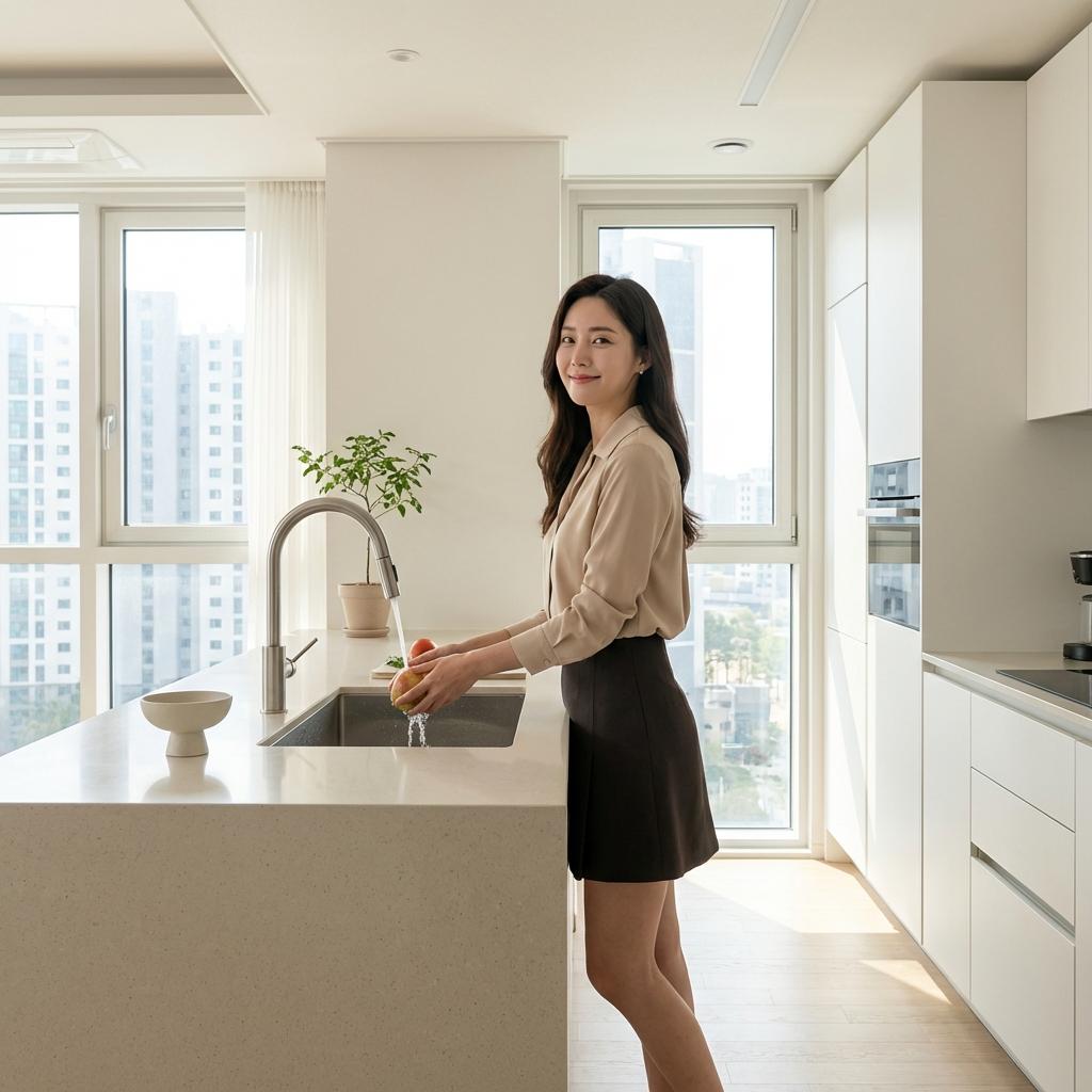 5060세대 허리 편한 싱크대 높이