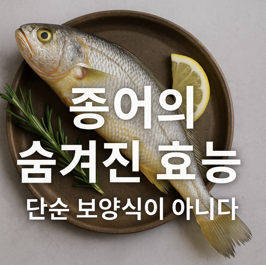 종어의 숨겨진 효능, 단순 보양식이 아니다