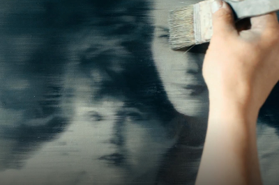 다양한 기법으로 실험중인 그의 작업과정