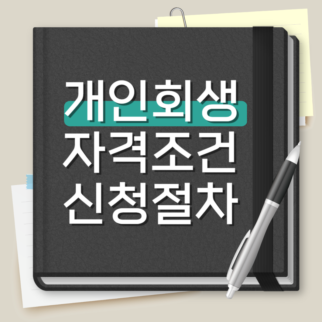 개인회생 자격조건 신청절차