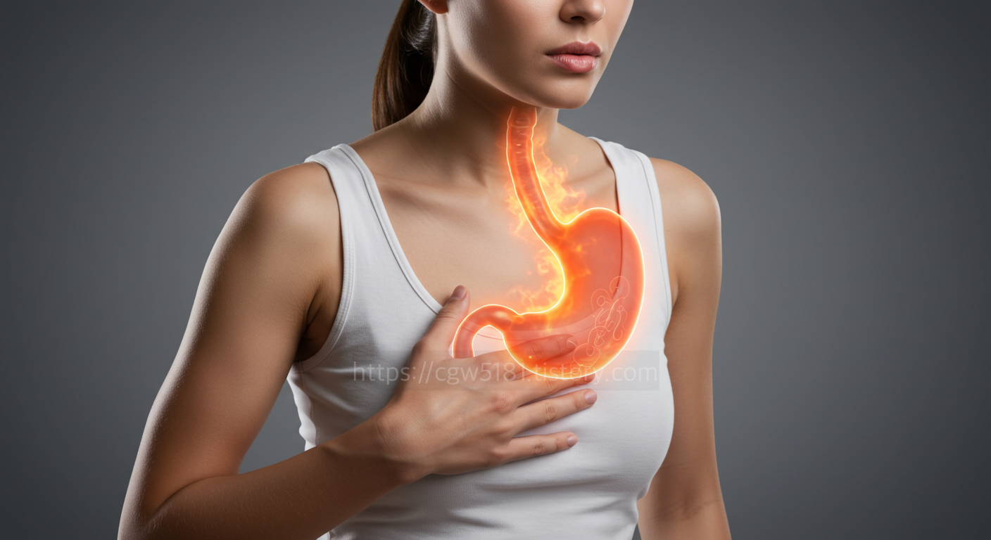 위경련 증상이 있는 여성