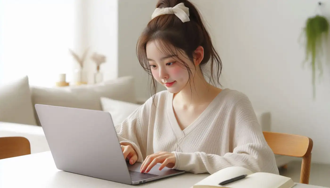 코인베이스-리플-재상장을-알아보는-여성의-모습