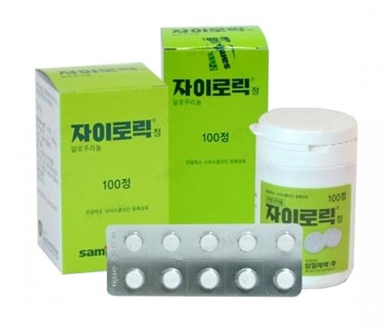 자이로릭정(알로푸리놀)의 효능과 효과