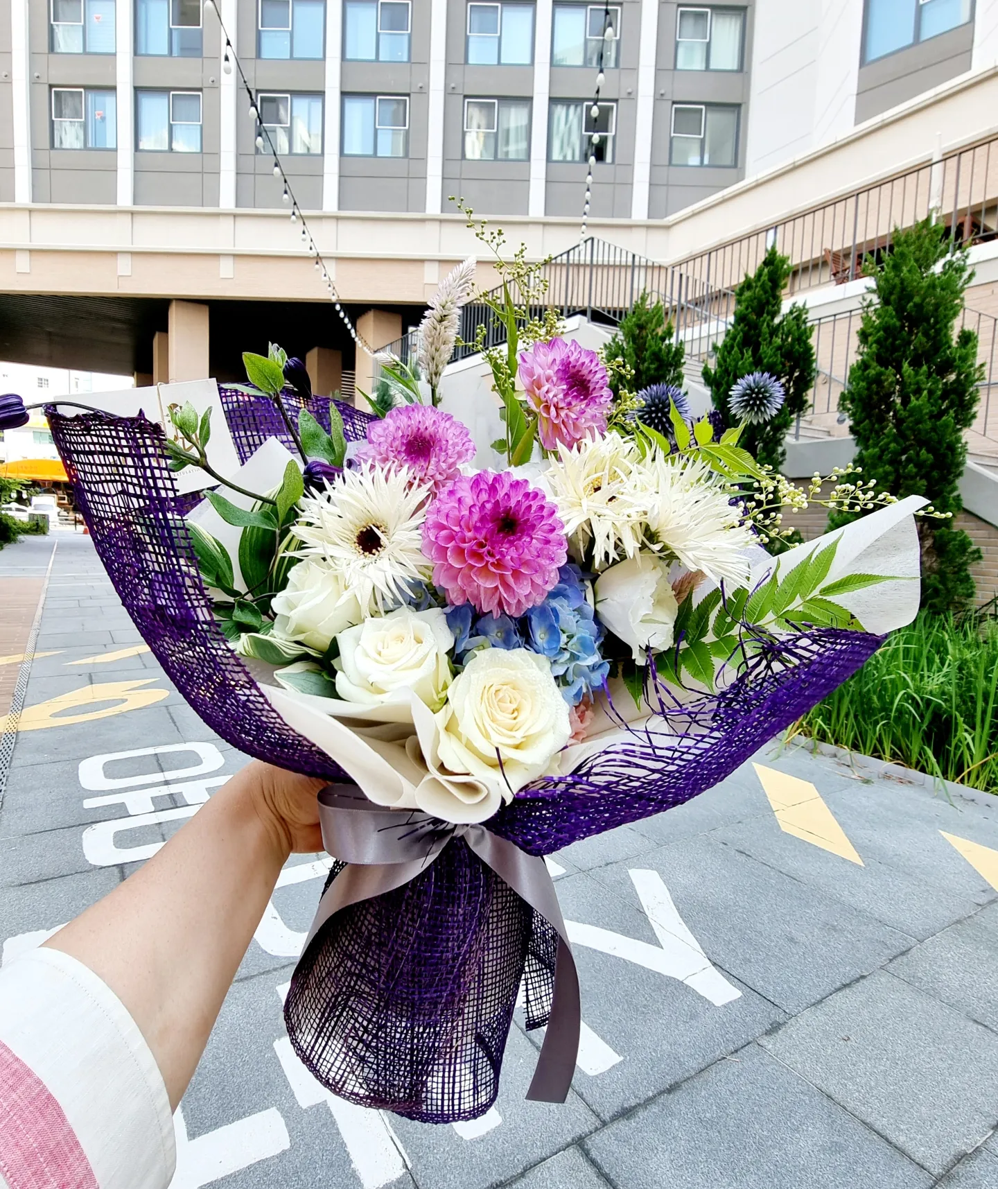프리젠테이션 부케&#44; 시상식 꽃다발