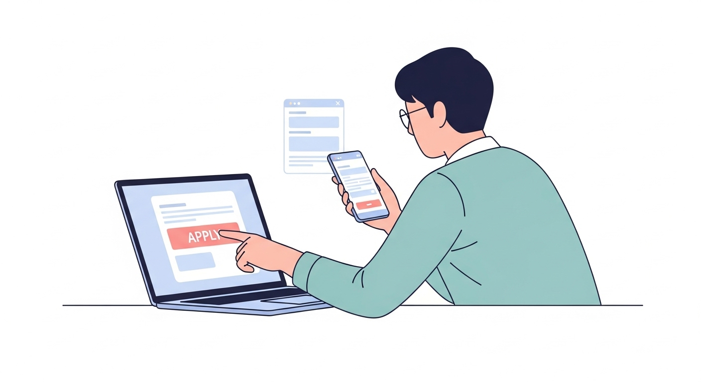 홈택스·손택스를 통해 자녀장려금을 신청하는 과정을 표현 1