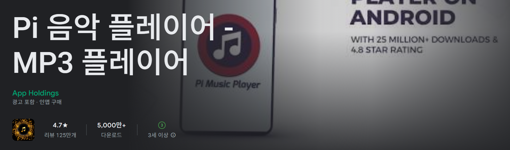 Pi 음악 플레이어 앱