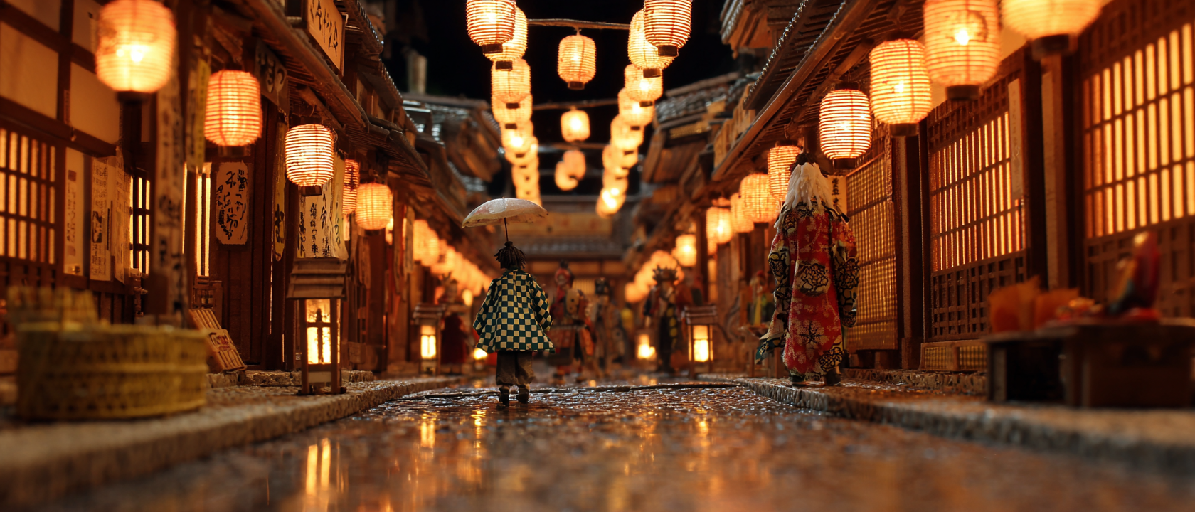 미니어처풍으로 재해석한 귀멸의 칼날 환락의 거리편 장면 by pearl's review