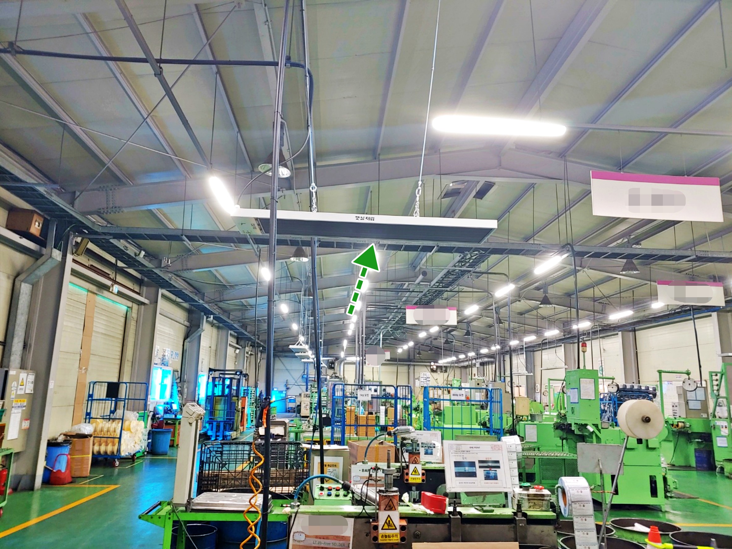 양산 공장 전기히터 설치4