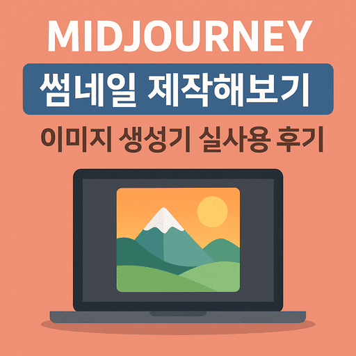 Midjourney로 썸네일 제작