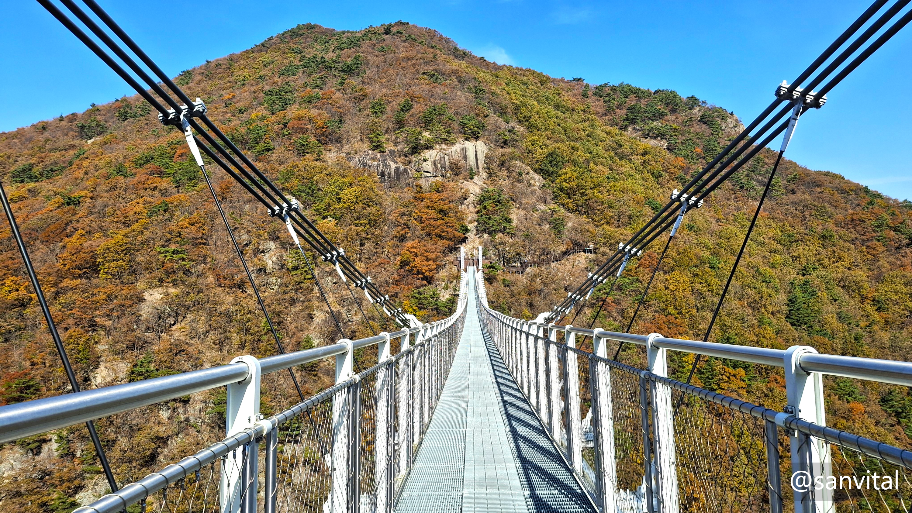 운일암반일암 구름다리(출렁다리)