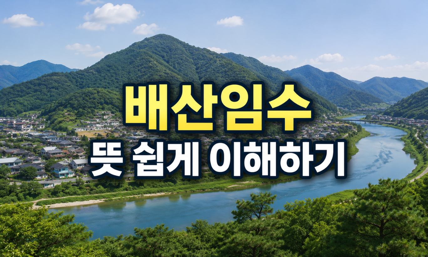 배산임수 뜻