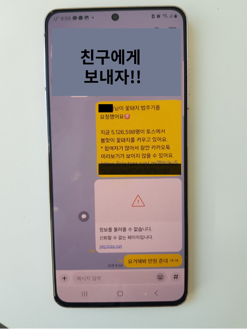 토스 꽃돼지