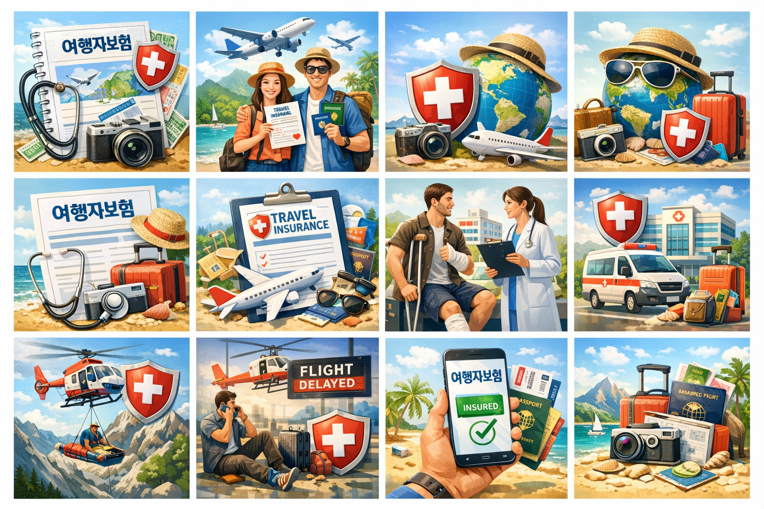 여행자 보험 청구 가능한 병원 이용법