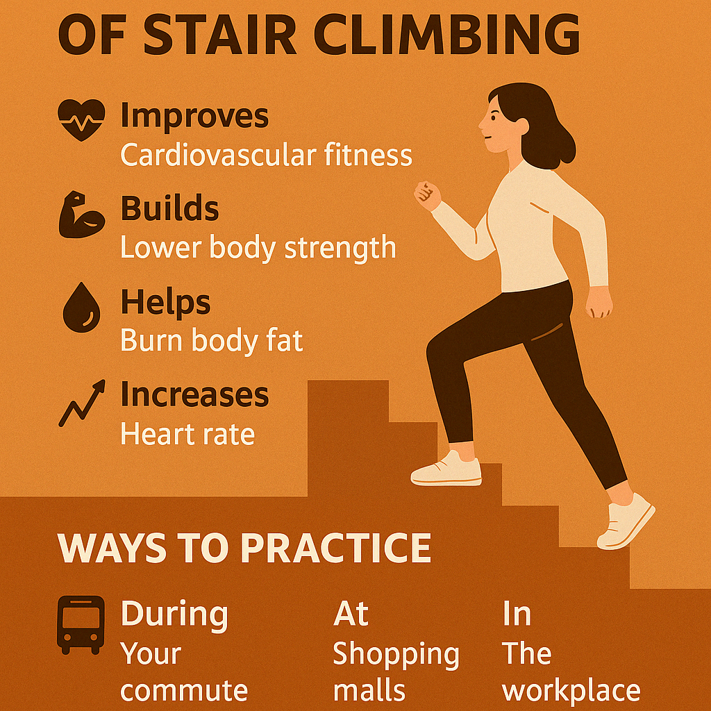계단 오르기의 건강 효과와 일상 속 실천 방법