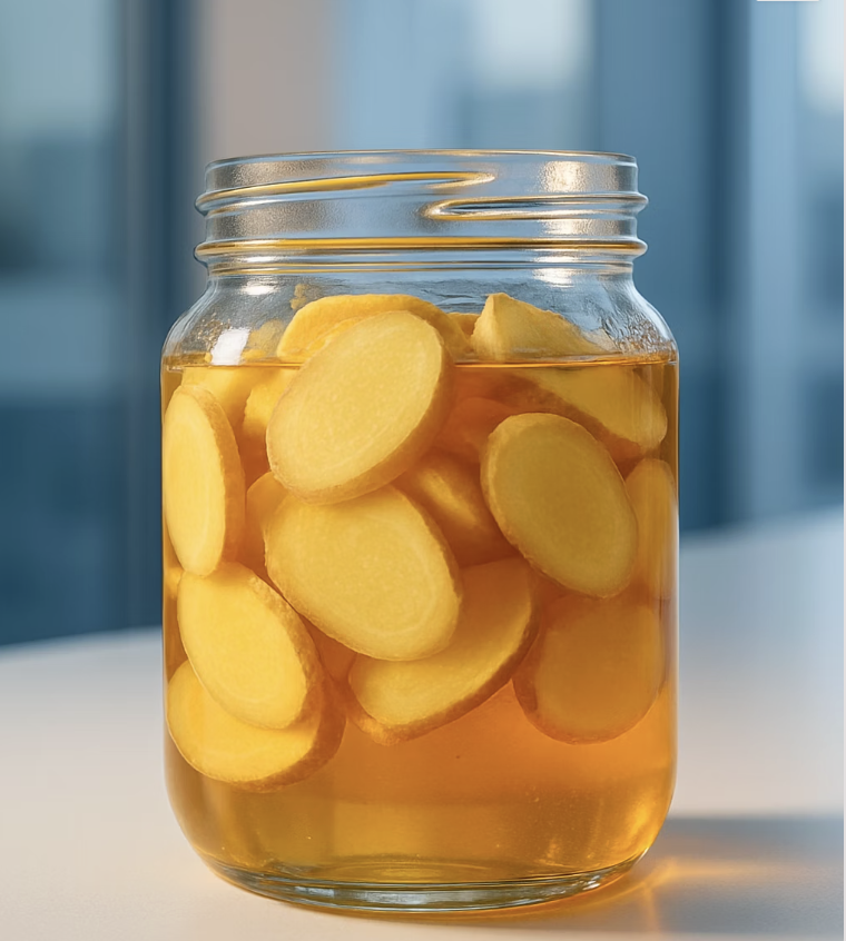 마른기침엔 촉촉한 단비, '생강꿀차'