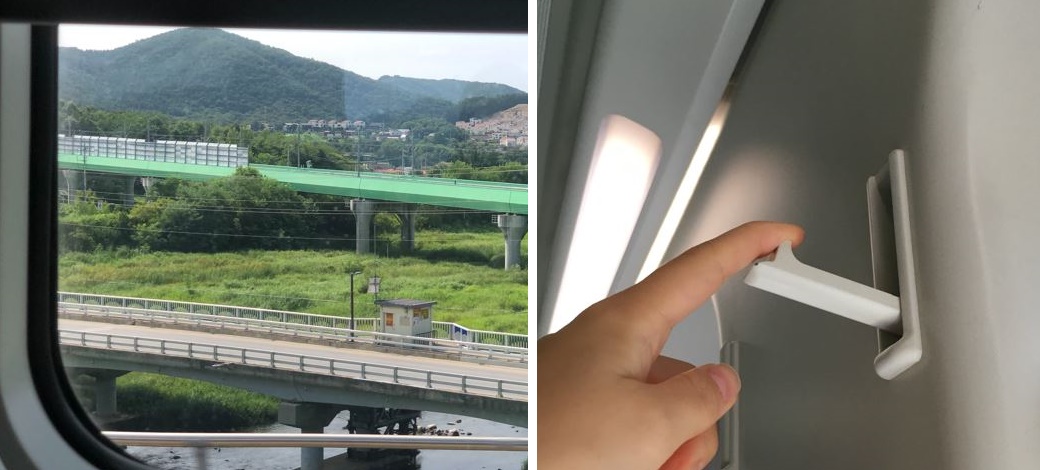 창문 및 옷걸이