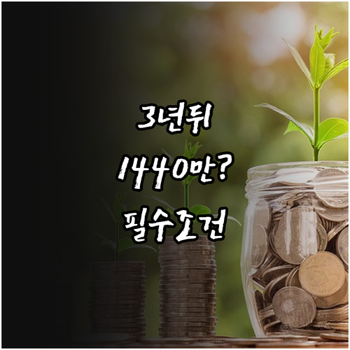 청년내일저축계좌 3년 만기 수령액 및..