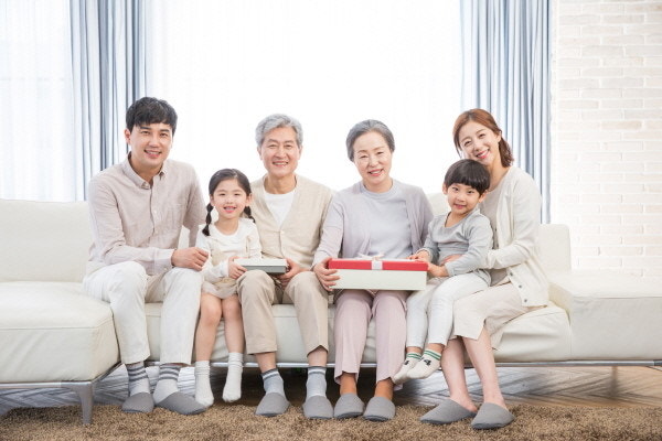 노인과 가족