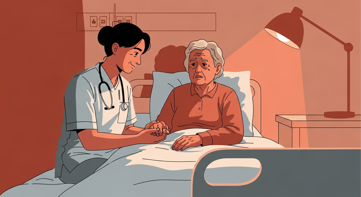 [보호자 필독] 갑자기 나타난 '섬망증상 뜻'과 치매와의 결정적 차이점