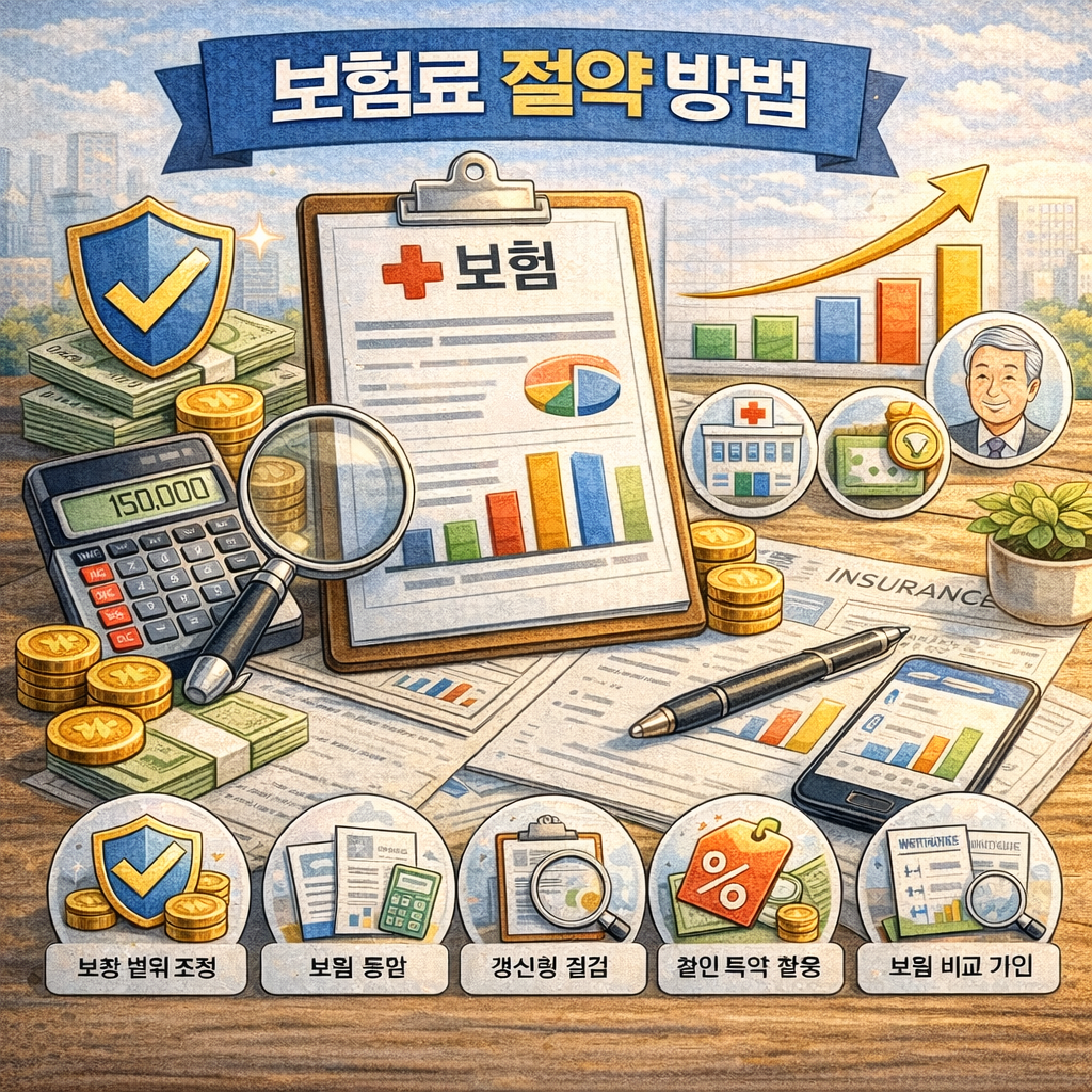 보험료 줄이는 방법 관련 이미지