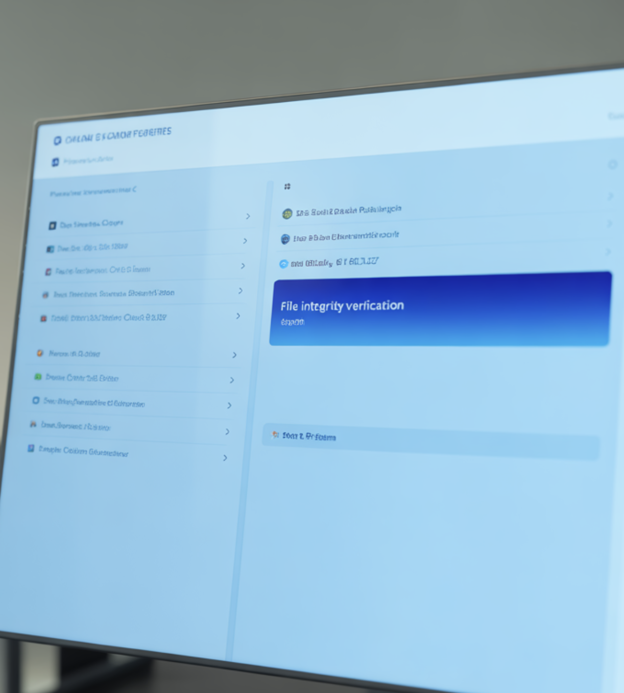 클릭 몇 번으로 끝! 무결성 검사 실행하기