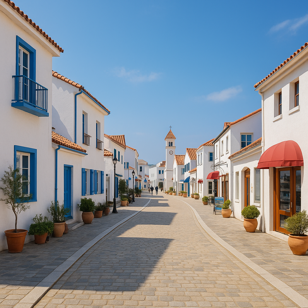 충남 아산 &lsquo;지중해마을&rsquo;