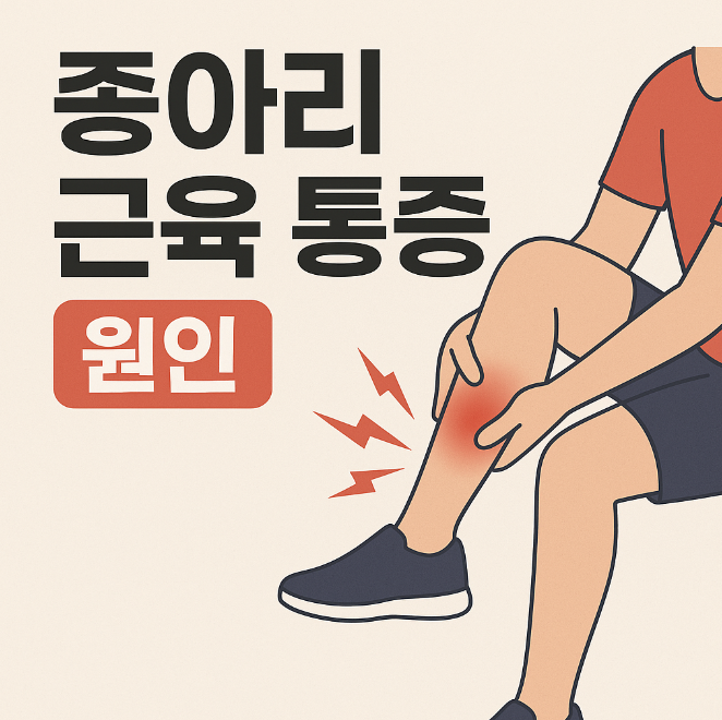 종아리 근육 통증 원인