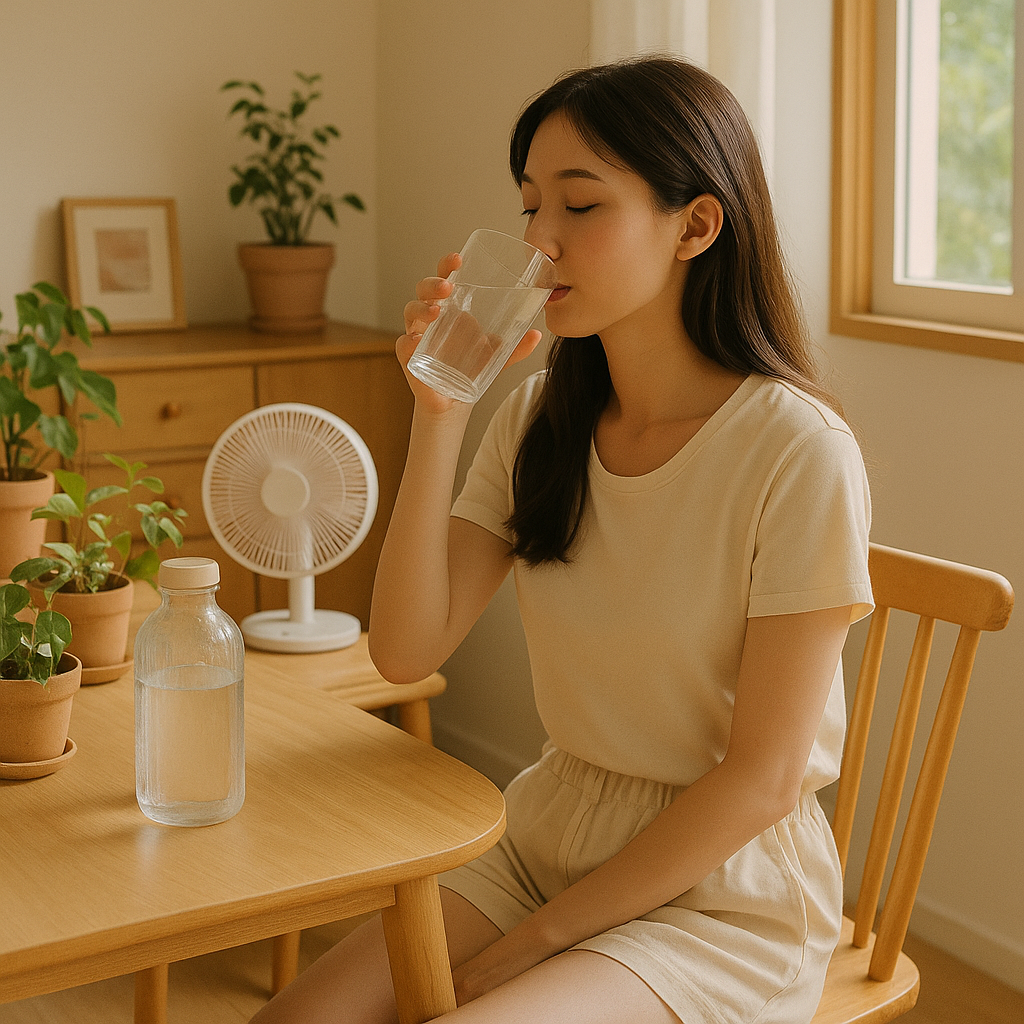 자취생 수분 섭취 루틴 사진