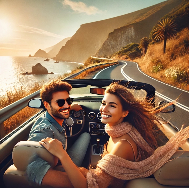 연인과의 드라이브 이미지