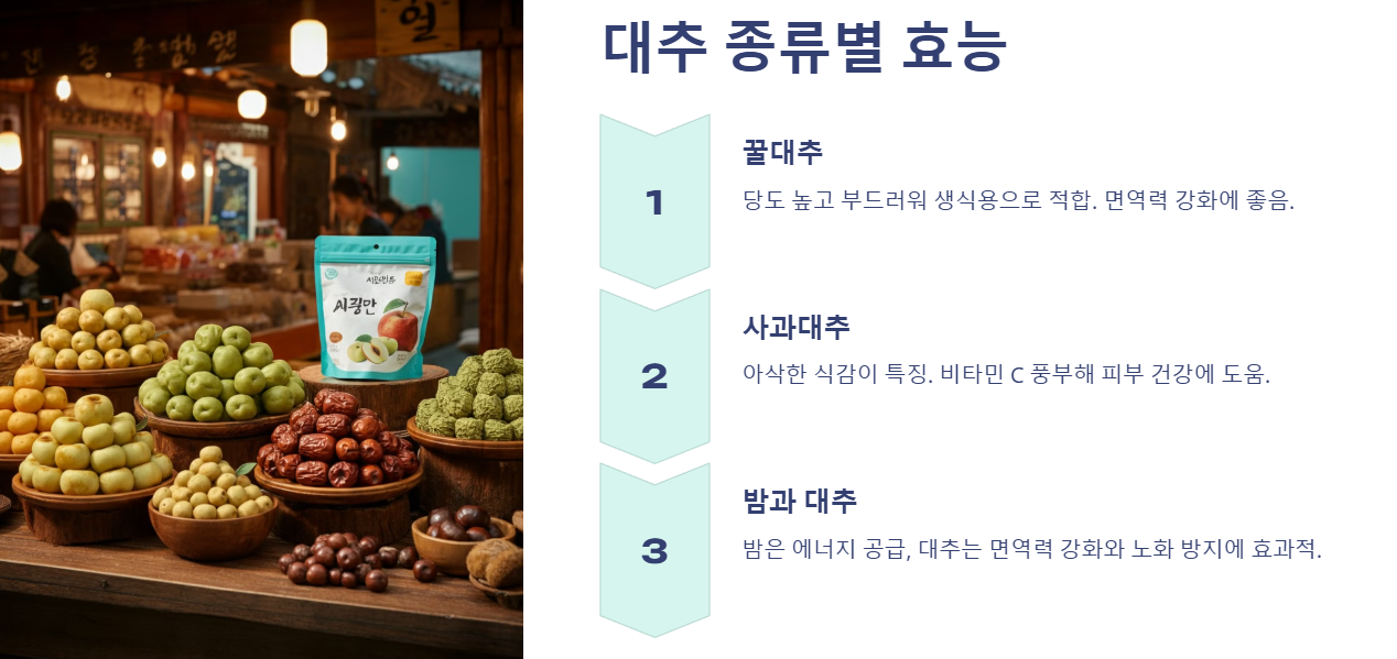 대추의 종류별 효능