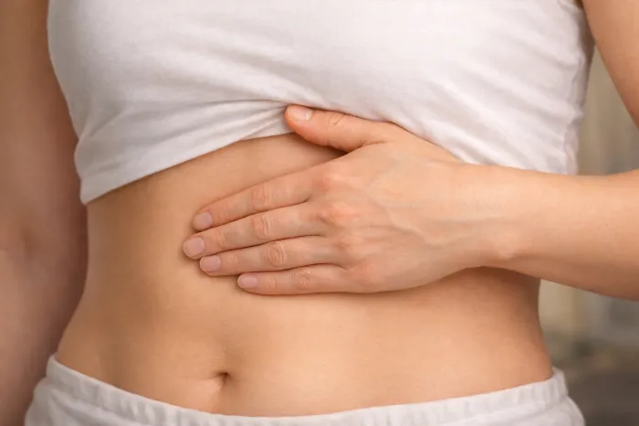 왼쪽 갈비뼈 아래 통증