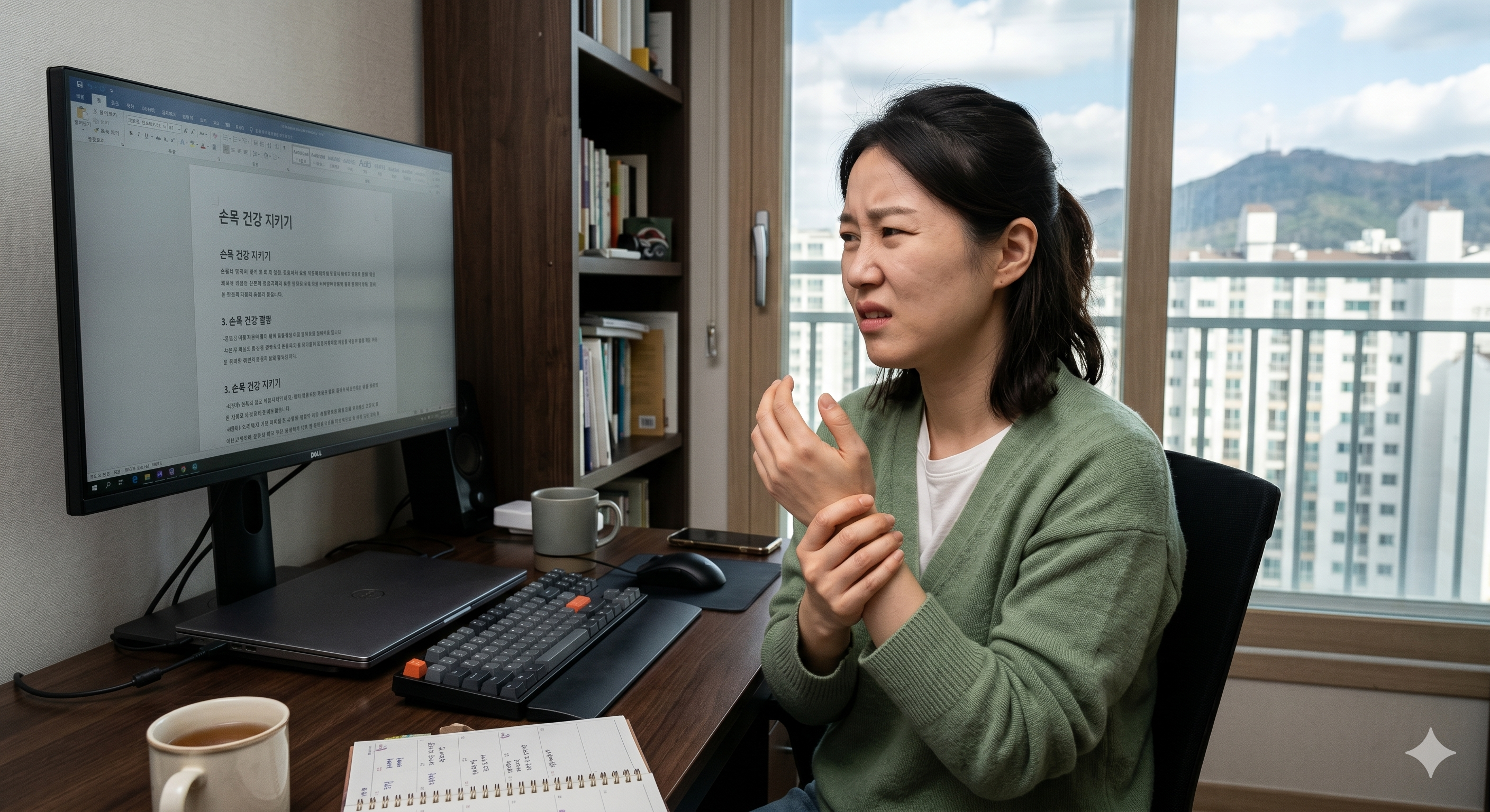 "손목 건강 지키기: 마우스 잡던 손이 저려올 때 시작하는 실전 통증 탈출법"