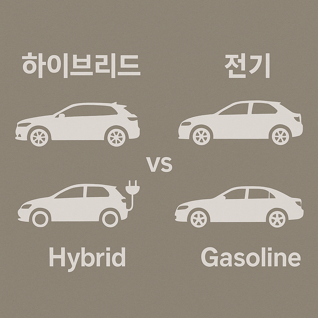 하이브리드 vs 전기 vs 가솔린, 어떤 자동차를 선택해야 할까?