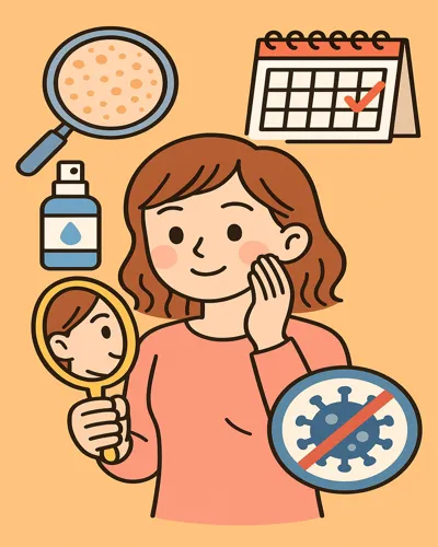 편평사마귀 치료 후 관리와 재발 방지법9