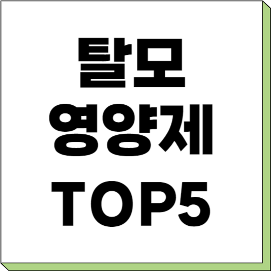 탈모 영양제 추천