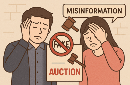 허위 정보 경매입찰