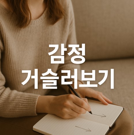 감정의 원인을 거꾸로 추적해보기 (감정 인식, 감정 다루기, 마인드셋)
