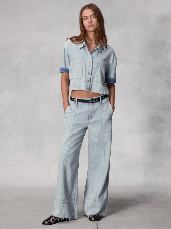 살롱드립2 58회 김고은 데님셔츠