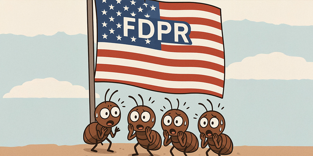 FDPR에 놀란 개미들