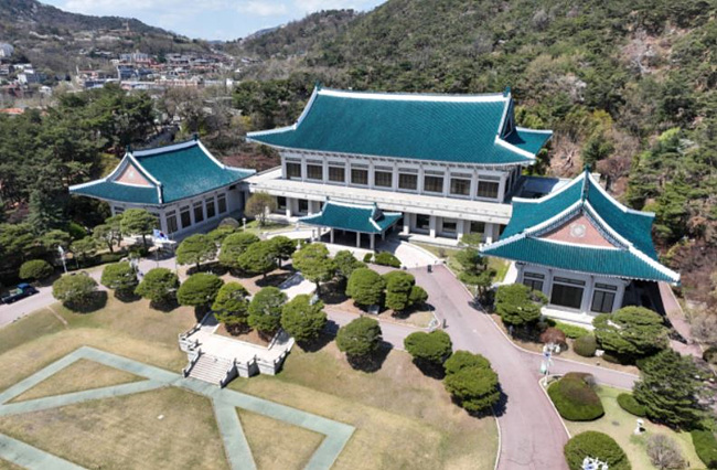 청와대 전경 사진