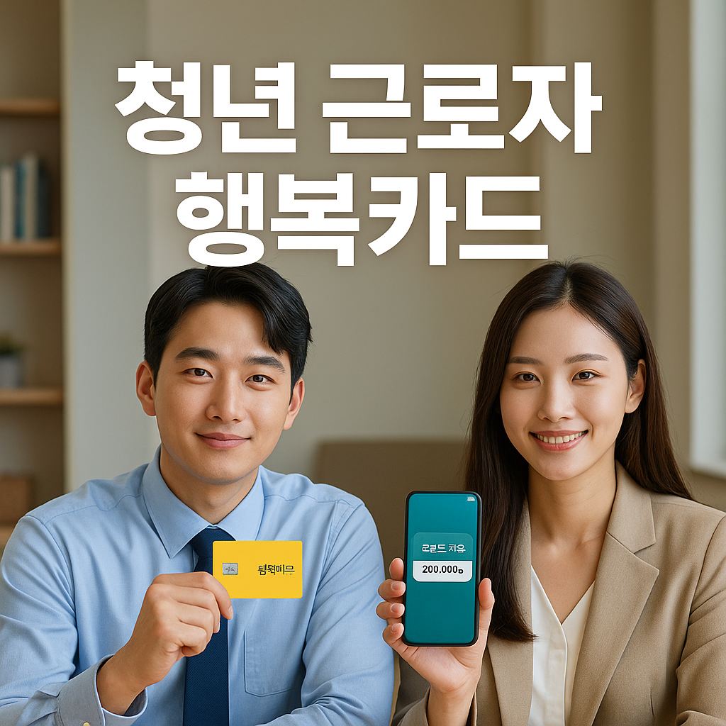 청년 근로자 행복카드 신청 총정리
