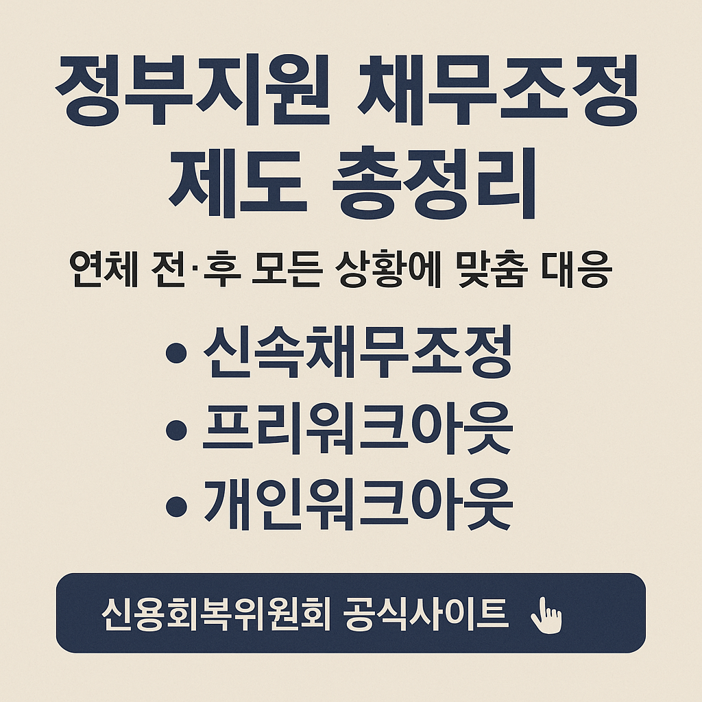 alt="신속채무조정으로 빚 탕감받는 방법|신복위 채무조정 사례"