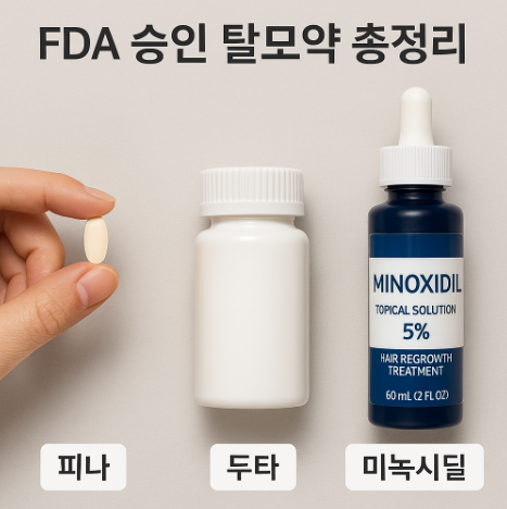 FDA 승인 탈모약 총정리