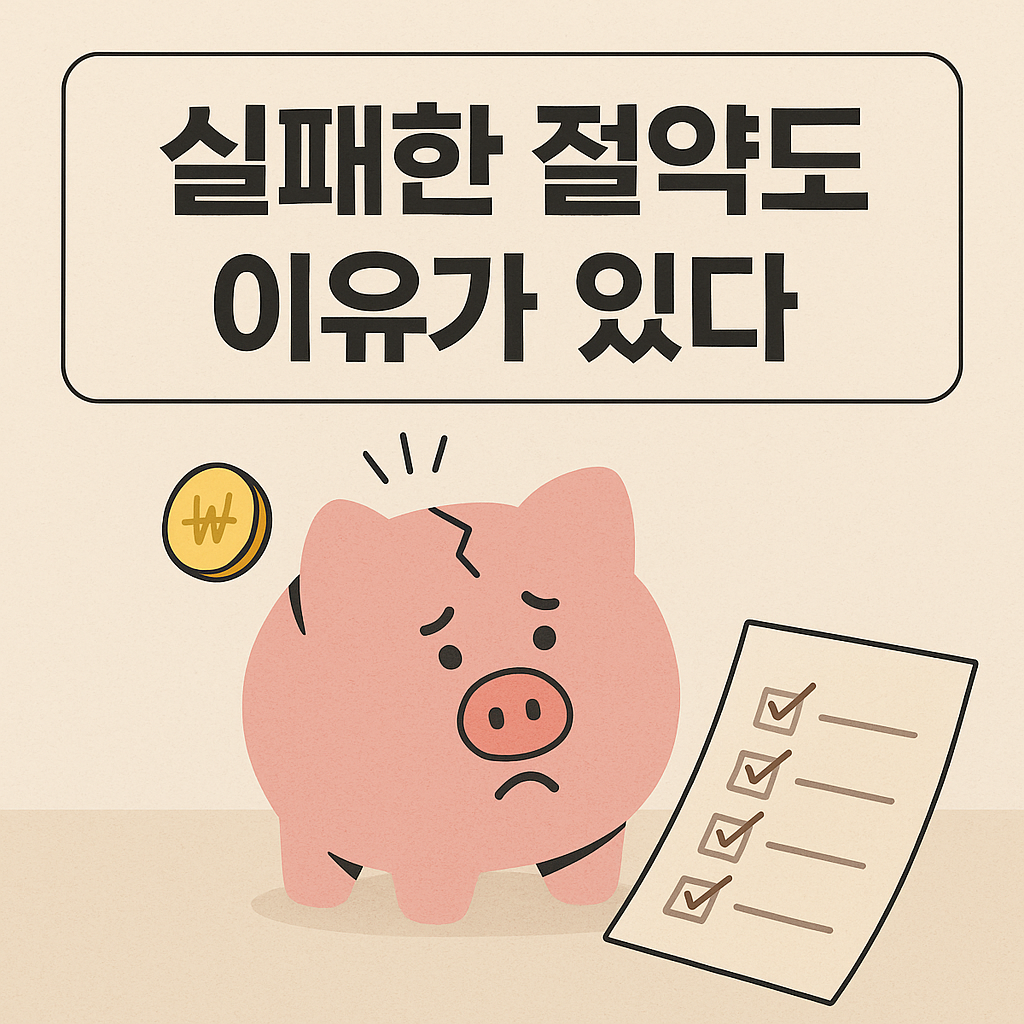 실패한 절약도 이유가 있다