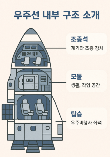 우주선 내부 구조 소개