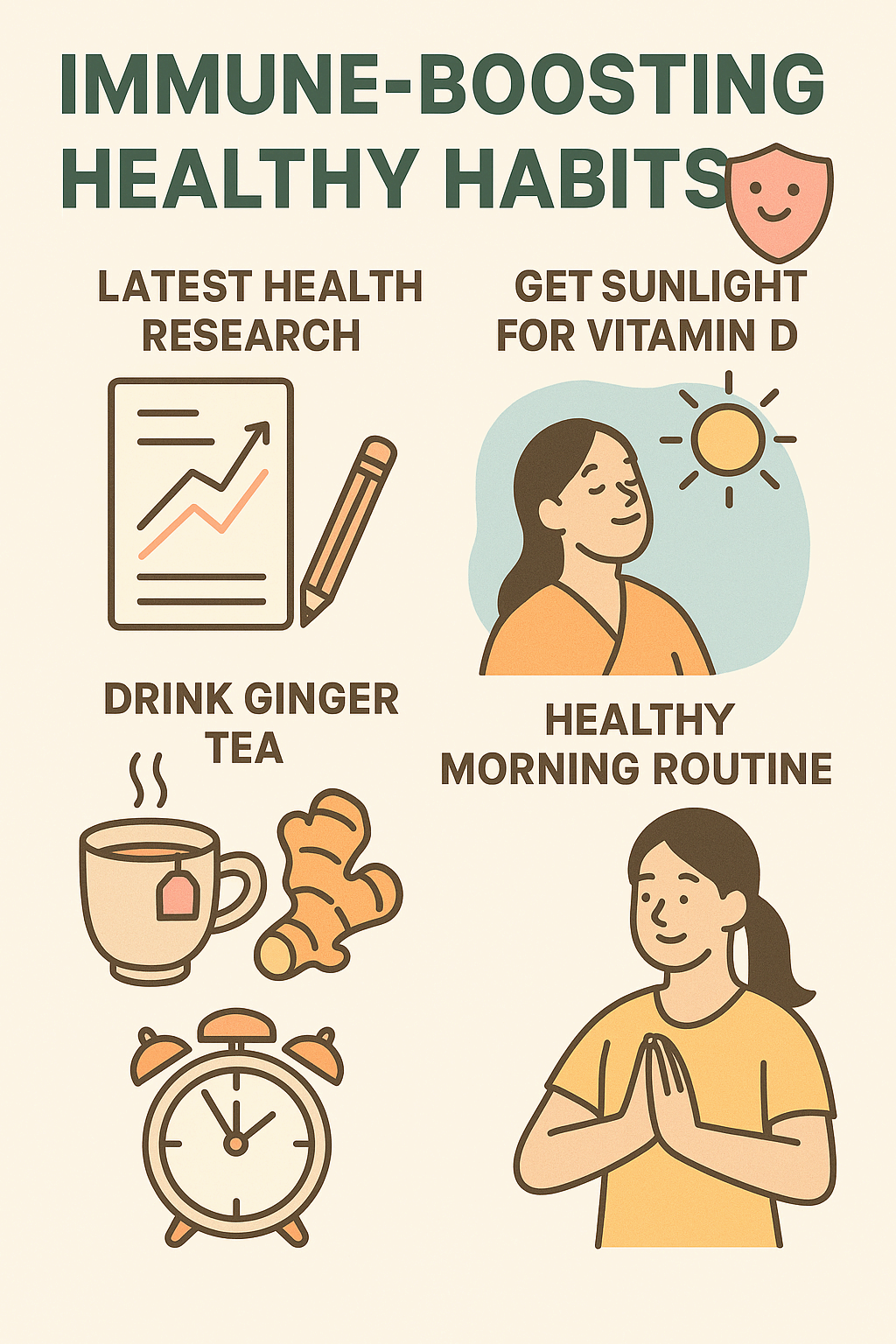 면역력 올리는 건강 루틴 – 과학적으로 검증된 생활습관 총정리